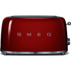 Smeg TSF02RDUK 50s Style 4 Slice Toaster in Red